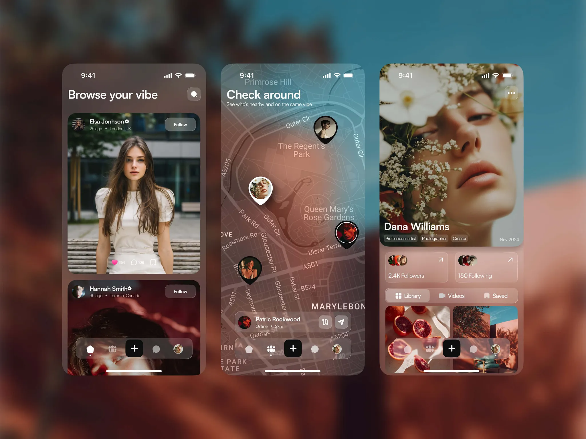 Product interface mockup